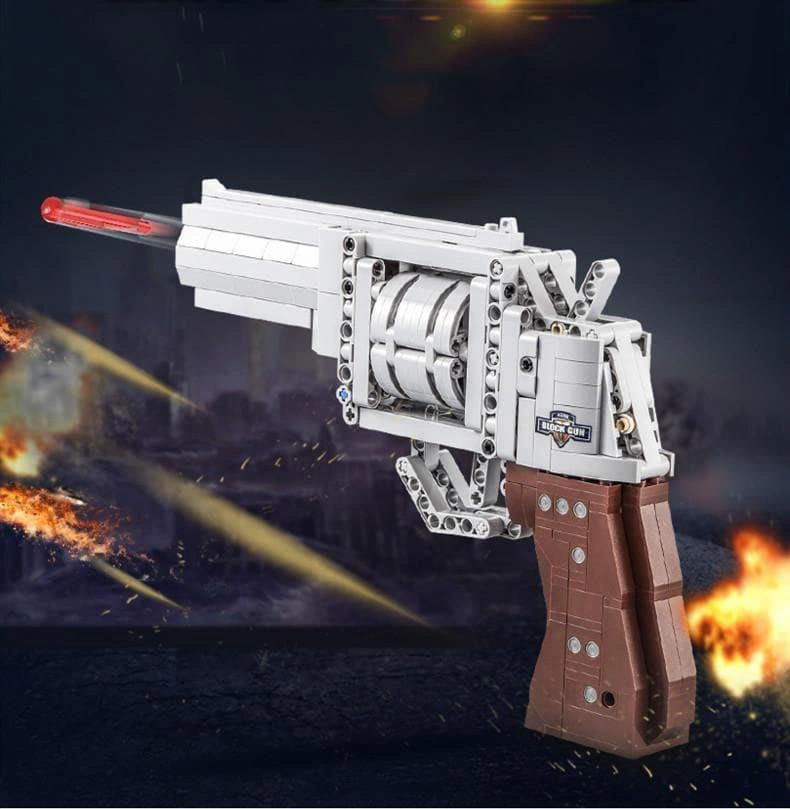 Build Your Legend Colt Pistol Building Block Gun Replica